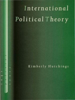 cover image of International Political Theory